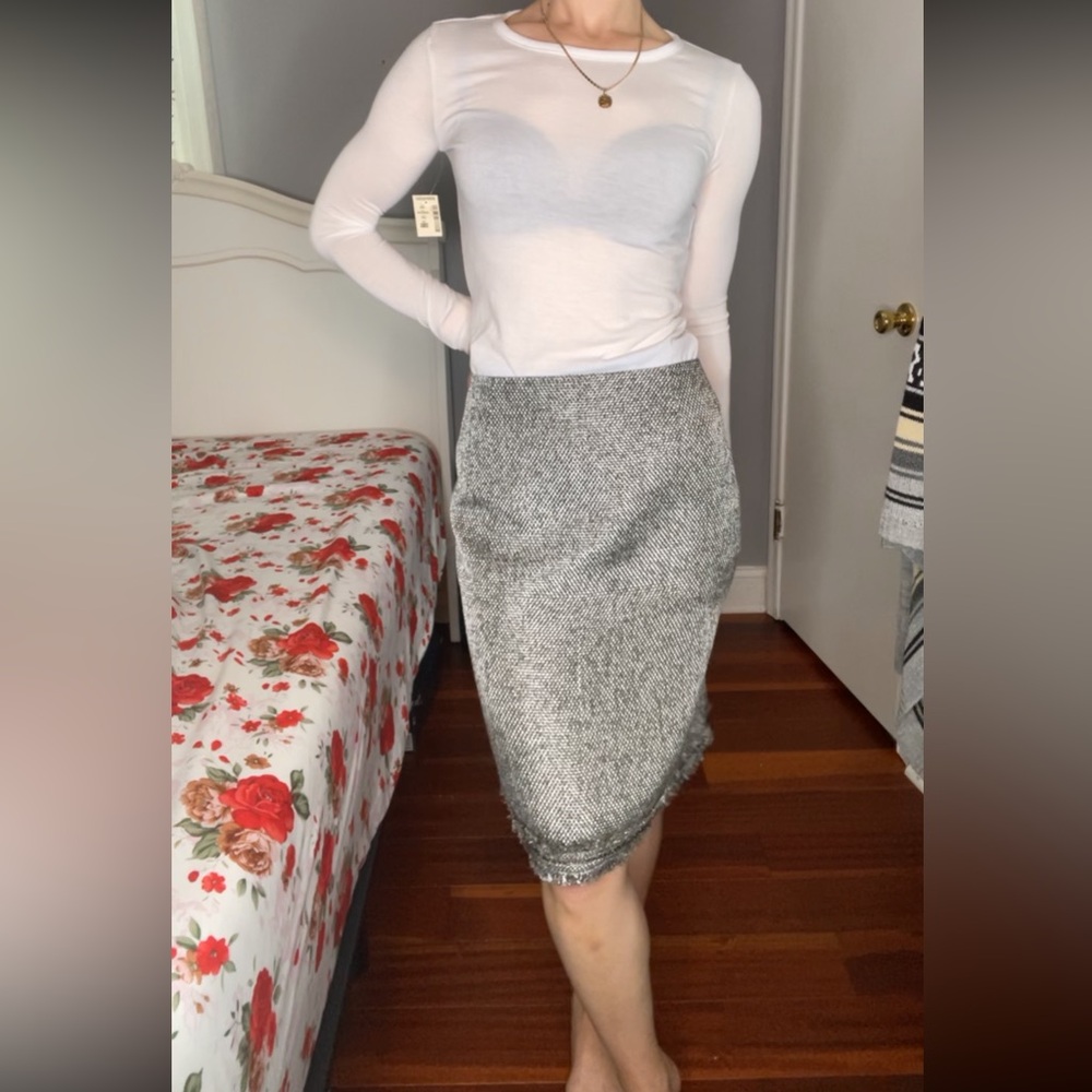 Gray skirt